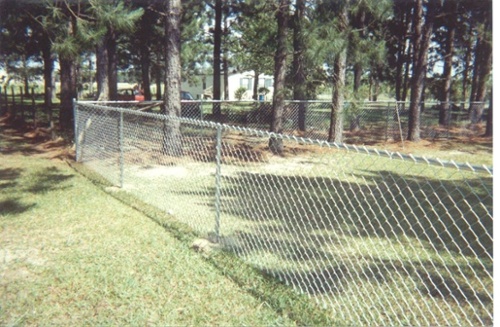 new chain link fence
