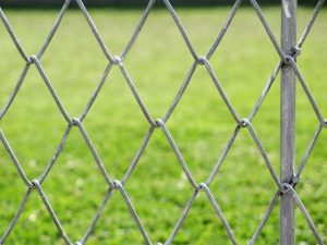 sloped ground chain link fence
